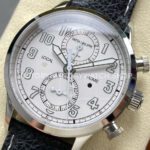 TW Factory Patek Philippe Pilot Travel Time Chronograph 5924G 42mm White Gold Arabic Numerals White Dial
