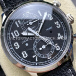 TW Factory Patek Philippe Pilot Travel Time Chronograph 5924G-001 42mm White Gold Arabic Numerals Green Dial