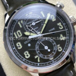 TW Factory Patek Philippe Pilot Travel Time Chronograph 5924G 42mm White Gold Arabic Numerals Black Dial