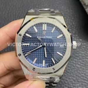 VS 15500ST blue dial AP Royal Oak steel