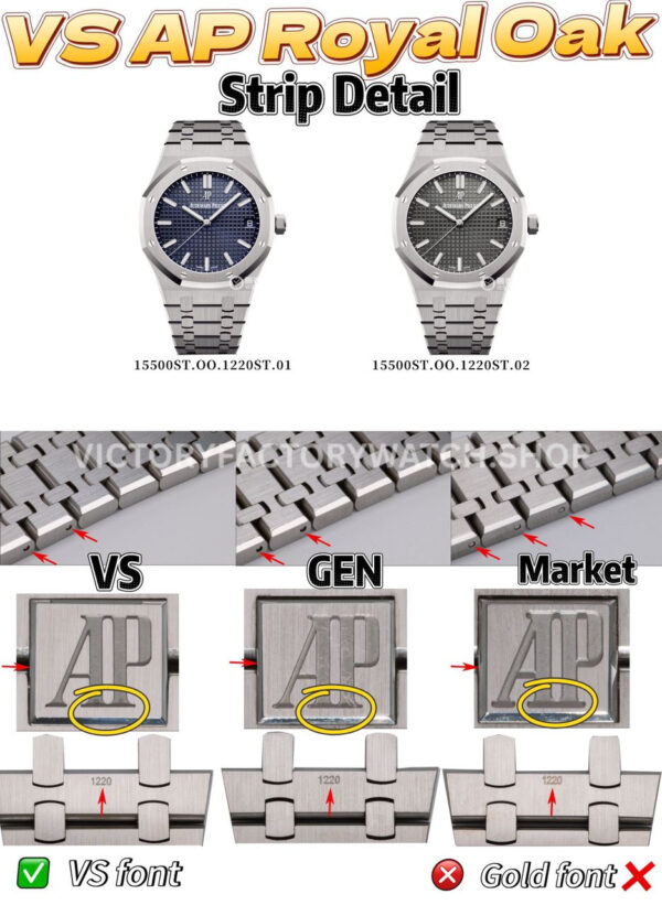 VS Factory Audemars Piguet Royal Oak 41mm 15500ST.OO.1220ST.01 Blue Dial