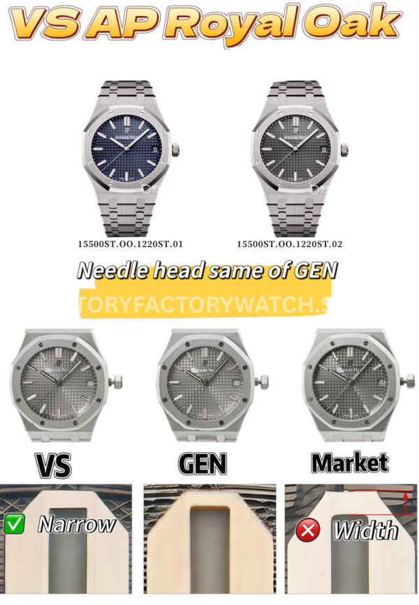 VS Factory Audemars Piguet Royal Oak 41mm 15500ST.OO.1220ST.01 Blue Dial
