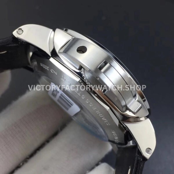 VS Factory Panerai Luminor 1950 3 Days Fu Pam00498 44mm Steel Leather Strap Black Dial