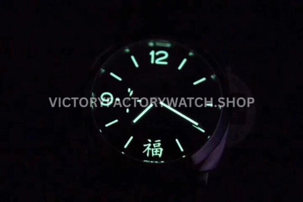VS Factory Panerai Luminor 1950 3 Days Fu Pam00498 44mm Steel Leather Strap Black Dial