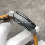 VS Factory Panerai Luminor 1950 3 Days GMT Pam00441 44mm Black Ceramic Leather Strap Black Dial