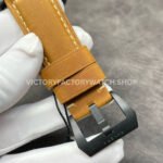 VS Factory Panerai Luminor 1950 3 Days GMT Pam00441 44mm Black Ceramic Leather Strap Black Dial