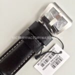 VS Factory Panerai Luminor 1950 3 Days GMT Pam00531 44mm Steel Leather Strap Black Dial