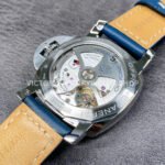 VS Factory Panerai Luminor 1950 3 Days GMT Pam00688 42mm Steel Leather Strap Blue Dial