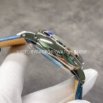 VS Factory Panerai Luminor 1950 3 Days GMT Pam00688 42mm Steel Leather Strap Blue Dial