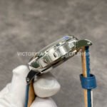 VS Factory Panerai Luminor 1950 3 Days GMT Pam00688 42mm Steel Leather Strap Blue Dial