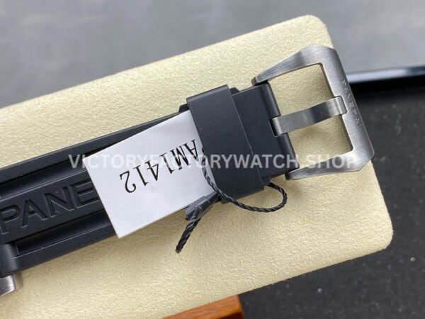 VS Factory Panerai Luminor 1950 Navy Seals Pam01412 44mm Steel Rubber Strap Grey Dial