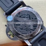 VS Factory Panerai Luminor 1950 Navy Seals Pam01412 44mm Steel Rubber Strap Grey Dial