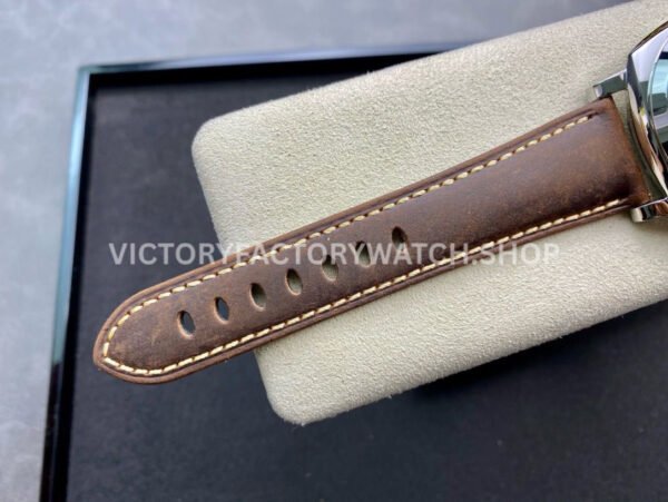 VS Factory Panerai Luminor Due Pam01046 42mm Steel Leather strap White Dial