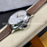 VS Factory Panerai Luminor Due Pam01046 42mm Steel Leather strap White Dial