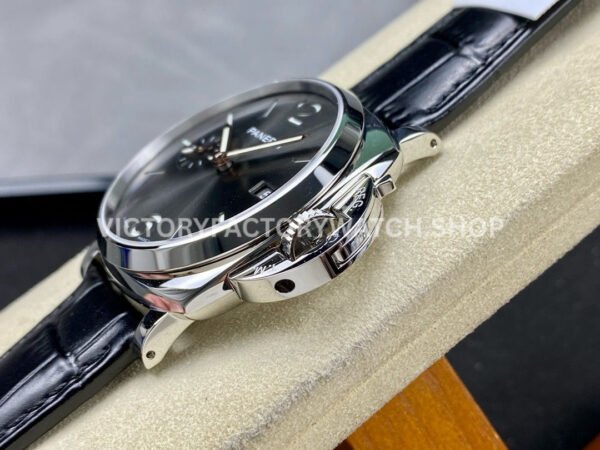 VS Factory Panerai Luminor Due Pam01250 42mm Steel Leather Strap Black Dial