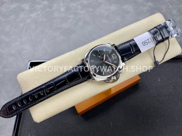 VS Factory Panerai Luminor Due Pam01250 42mm Steel Leather Strap Black Dial