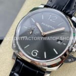 VS Factory Panerai Luminor Due Pam01250 42mm Steel Leather Strap Black Dial