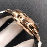 VS Factory Panerai Luminor Due Pam00908 38mm Rose Gold Black Leather Strap Black Dial