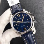 VS Factory Panerai Luminor Due PAM00927 42mm Titanium Leather Strap Blue Dial