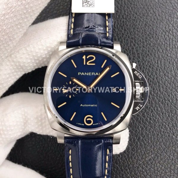 VS PAM00927 Panerai Luminor Due blue dial titanium