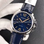 VS Factory Panerai Luminor Due PAM00927 42mm Titanium Leather Strap Blue Dial