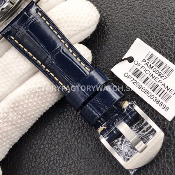 VS Factory Panerai Luminor Due PAM00927 42mm Titanium Leather Strap Blue Dial