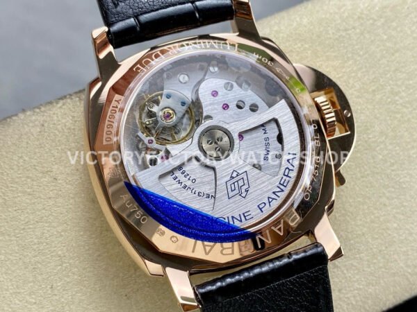 VS Factory Panerai Luminor Due Pam01336 42mm Rose Gold Leather Strap White Dial