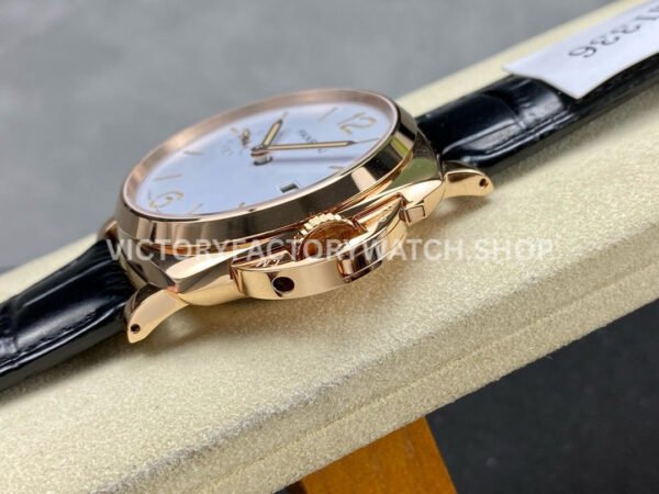 VS Factory Panerai Luminor Due Pam01336 42mm Rose Gold Leather Strap White Dial
