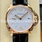 VS PAM01336 Panerai Luminor Due white dial rose gold