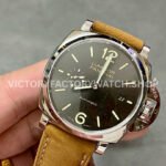 VS Factory Panerai Luminor Due Pam00904 42mm Steel Leather Strap Grey Dial