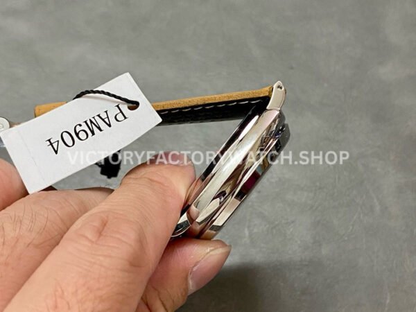 VS Factory Panerai Luminor Due Pam00904 42mm Steel Leather Strap Grey Dial