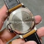 VS Factory Panerai Luminor Due Pam00904 42mm Steel Leather Strap Grey Dial