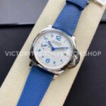 VS Factory Panerai Luminor Due Pam00906 42mm Steel Leather Strap White Dial