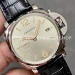 VS Factory Panerai Luminor Due Pam01249 42mm Steel Leather Strap Champagne Dial