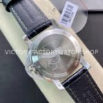 VS Factory Panerai Luminor GMT PAM 01056 44mm Steel Leather strap Green Dial (8) VS Factory Panerai Luminor GMT Pam01056 44mm Steel Leather strap Green Dial