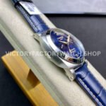 VS Factory Panerai Luminor Gmt Pam01033 44mm Steel Leather Strap Blue Dial