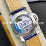 VS Factory Panerai Luminor Gmt Pam01033 44mm Steel Leather Strap Blue Dial