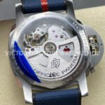 VS Factory Panerai Luminor Luna Rossa Pam01404 40mm Steel Rubber Strap Blue Dial