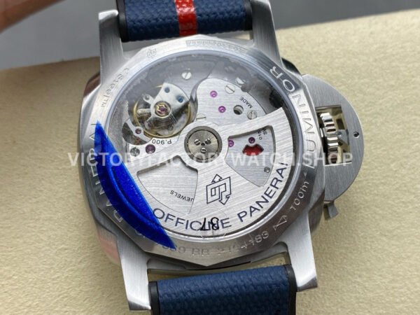 VS Factory Panerai Luminor Luna Rossa Pam01404 40mm Steel Rubber Strap Blue Dial