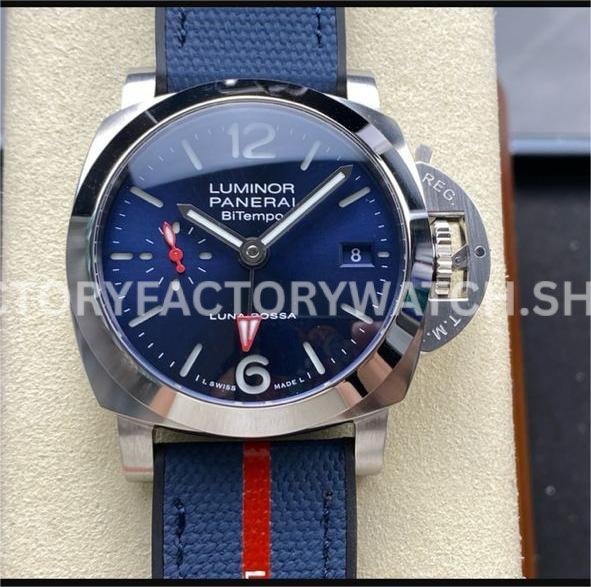 VS PAM01404 Panerai Luna Rossa blue dial 40mm