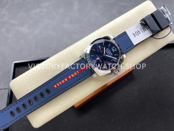 VS Factory Panerai Luminor Luna Rossa Pam01404 40mm Steel Rubber Strap Blue Dial