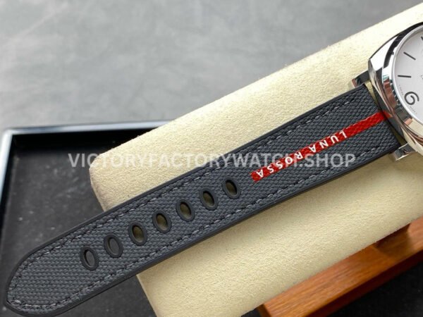 VS Factory Panerai Luminor Luna Rossa Pam1381 42mm Steel Rubber Strap White Dial