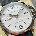 VS Factory Panerai Luminor Luna Rossa Pam1381 42mm Steel Rubber Strap White Dial