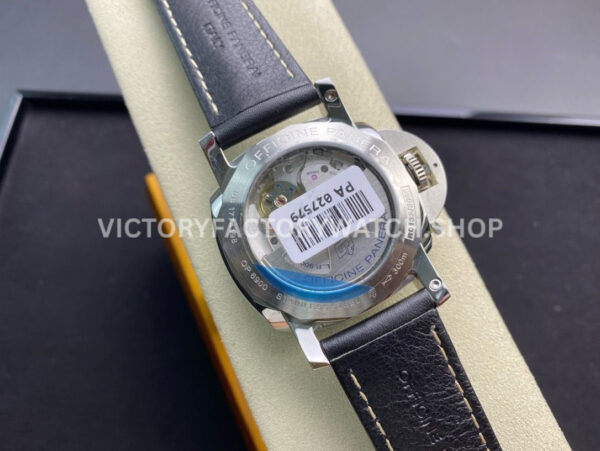 VS Factory Panerai Luminor Marina 1950 3 Days Pam00359 44mm Steel Leather Strap Black Dial