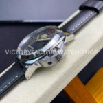 VS Factory Panerai Luminor Marina 1950 3 Days Pam00359 44mm Steel Leather Strap Black Dial