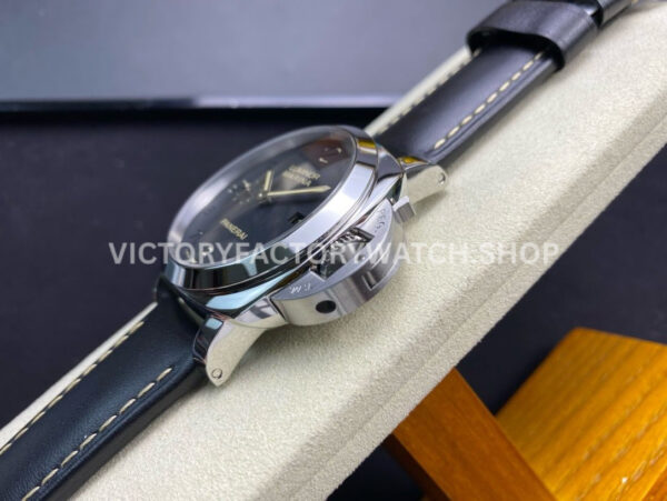 VS Factory Panerai Luminor Marina 1950 3 Days Pam00359 44mm Steel Leather Strap Black Dial
