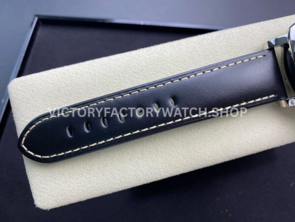 VS Factory Panerai Luminor Marina 1950 3 Days Pam00359 44mm Steel Leather Strap Black Dial