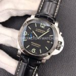 VS Factory Panerai Luminor Marina 1950 3 Days Pam01312 44mm Steel Leather Strap Black Dial