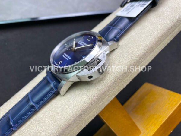 VS Factory Panerai Luminor Marina 1950 3 Days Pam01393 42mm Steel Leather strap Blue Dial