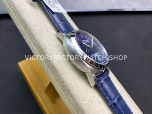 VS Factory Panerai Luminor Marina 1950 3 Days Pam01393 42mm Steel Leather strap Blue Dial